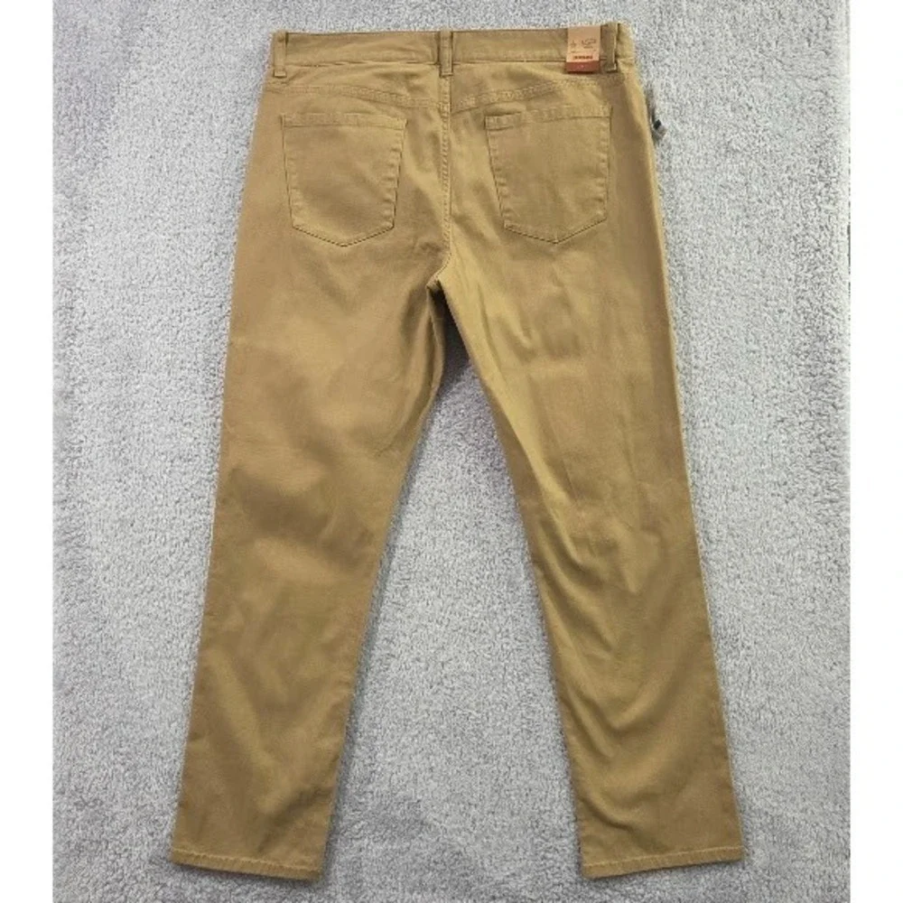 Original Penguin Men's Slim Fit Stretch Twill Chino Pants 36x32 Kelp Tan NWT